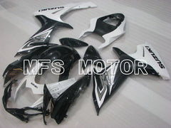 Suzuki GSXR600 GSXR750 2011-2024 Injection ABS Fairing - Factory Style - Black White - MFS2493