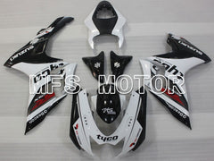 Carénage ABS injecté Suzuki GSXR600 GSXR750 2011-2024 - tyco - Noir Blanc - MFS2499
