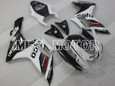 Carénage ABS injecté Suzuki GSXR600 GSXR750 2011-2024 - tyco - Noir Blanc - MFS2499