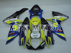 Carénage ABS injecté Suzuki GSXR600 GSXR750 2011-2024 - Corona - Bleu Jaune - MFS2501