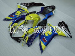 Carénage ABS injecté Suzuki GSXR600 GSXR750 2011-2024 - Corona - Bleu Jaune - MFS2501