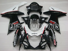 Suzuki GSXR600 GSXR750 2011-2024 Injection ABS Fairing - YOSHIMURA - Black White - MFS2503