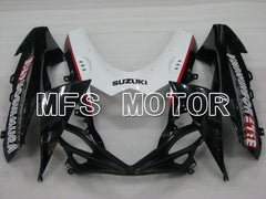 Suzuki GSXR600 GSXR750 2011-2024 Injection ABS Fairing - YOSHIMURA - Black White - MFS2503