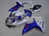 Suzuki GSXR600 GSXR750 2011-2024 Injection ABS verkleidung - Factory Style - Blau Weiß - MFS2509