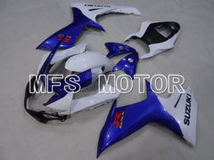 Suzuki GSXR600 GSXR750 2011-2024 Injection ABS verkleidung - Factory Style - Blau Weiß - MFS2509