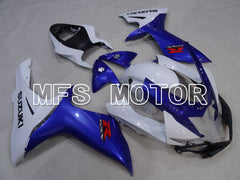 Suzuki GSXR600 GSXR750 2011-2024 Injection ABS verkleidung - Factory Style - Blau Weiß - MFS2509