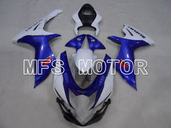 Suzuki GSXR600 GSXR750 2011-2024 Injection ABS verkleidung - Factory Style - Blau Weiß - MFS2509