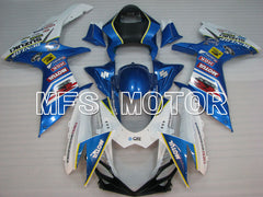 Suzuki GSXR600 GSXR750 2011-2024 Injection ABS verkleidung - MOTUL - Blau Weiß - MFS2514