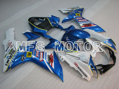 Suzuki GSXR600 GSXR750 2011-2024 Injection ABS verkleidung - MOTUL - Blau Weiß - MFS2514