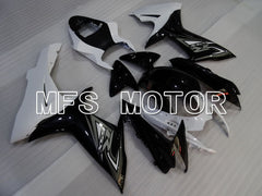 Carénage ABS injecté Suzuki GSXR600 GSXR750 2011-2024 - Style usine - Noir Blanc - MFS2519
