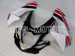 Carénage ABS injecté Suzuki GSXR600 GSXR750 2011-2024 - Style usine - Rouge Blanc - MFS2523