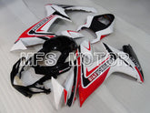 Suzuki GSXR600 GSXR750 2011-2024 Injection ABS verkleidung - Factory Style - Rot Weiß - MFS2523