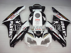 Carénage ABS injecté Honda CBR1000RR 2004-2005 - Playboy - Blanc Noir - MFS2526