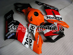 Honda CBR1000RR 2004-2005 Injection ABS Fairing - Repsol - Red Orange Black - MFS2534