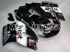 Suzuki GSXR750 1996-1999 ABS Fairing - West - Black White - MFS6873