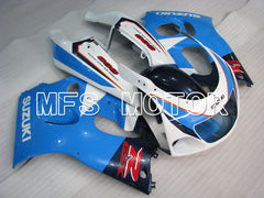 Suzuki GSXR600 1997-2000 ABS Fairing - Factory Style - Blue White - MFS2537