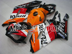 Honda CBR1000RR 2004-2005 Injection ABS Fairing - Repsol - Red Orange Black - MFS2542