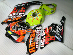Honda CBR600RR 2003-2004 ABS Injection Fairing - Customize - Green Black - MFS2545