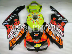 Honda CBR600RR 2003-2004 ABS Injection Fairing - Customize - Green Black - MFS2545