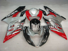 Suzuki GSXR1000 2005-2006 Injection ABS verkleidung - Factory Style - Rot Silber - MFS2656