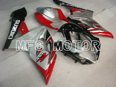Suzuki GSXR1000 2005-2006 Injection ABS verkleidung - Factory Style - Rot Silber - MFS2656