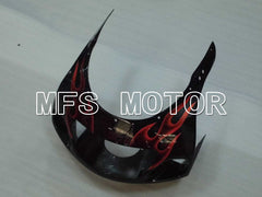 Suzuki GSXR600 1997-2000 ABS verkleidung - Flamme - Schwarz Orange - MFS2560