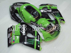 Suzuki GSXR750 1996-1999 ABS Fairing - Monster - Black Green - MFS6878