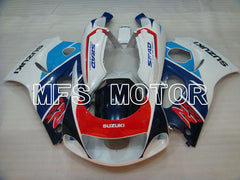 Suzuki GSXR750 1996-1999 ABS Fairing - Factory Style - Blue White - MFS6881
