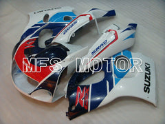 Suzuki GSXR750 1996-1999 ABS Fairing - Factory Style - Blue White - MFS6881