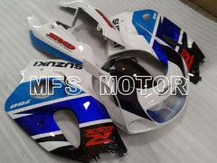 Suzuki GSXR750 1996-1999 ABS verkleidung - Factory Style - Blau Weiß - MFS6883