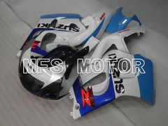 Carénage ABS Suzuki GSXR750 1996-1999 - Style Factory - Bleu Blanc - MFS6887