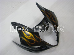 Suzuki GSXR1000 2003-2004 Injection ABS Fairing - Flame - Black Yellow - MFS2577