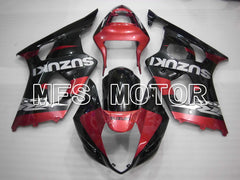 Suzuki GSXR1000 2003-2004 Injection ABS Fairing - Factory Style - Black Red - MFS2586