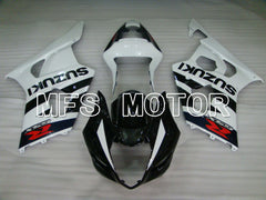 Suzuki GSXR1000 2003-2004 Injection ABS Fairing - Factory Style - Black White - MFS2591