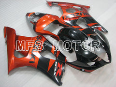 Suzuki GSXR1000 2003-2004 Injection ABS Fairing - Factory Style - Black Orange - MFS2593
