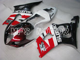 Carénage ABS injecté Suzuki GSXR1000 2003-2004 - Style usine - Noir Rouge Blanc - MFS2600