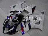 Carénage ABS injecté Suzuki GSXR1000 2003-2004 - Style usine - Bleu Blanc - MFS2608