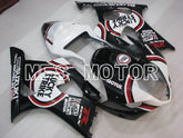 Carénage ABS injecté Suzuki GSXR1000 2003-2004 - Lucky Strike - Noir Blanc - MFS2609