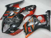 Carénage ABS injecté Suzuki GSXR1000 2003-2004 - Style usine - Noir Orange - MFS2611