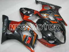 Suzuki GSXR1000 2003-2004 Injection ABS verkleidung - Factory Style - Schwarz Orange - MFS2611