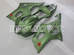 Suzuki GSXR1000 2003-2004 Injection ABS verkleidung - Factory Style - Armeegrün matt - MFS2612