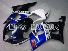 Suzuki GSXR1000 2003-2004 Injection ABS verkleidung - Factory Style - Schwarz Blau Weiß - MFS2615