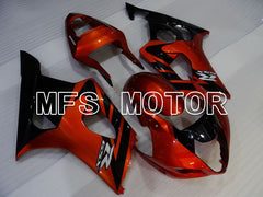 Suzuki GSXR1000 2003-2004 Injection ABS verkleidung - Factory Style - Schwarz Orange - MFS2616