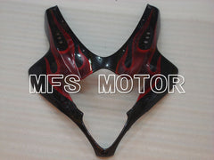 Suzuki GSXR1000 2005-2006 Injection ABS Fairing - Flame - Black Red - MFS2625
