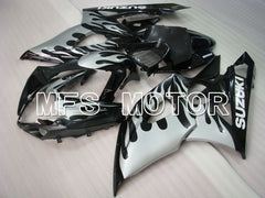 Suzuki GSXR1000 2005-2006 Injection ABS Fairing - Flame - Black Silver - MFS2627