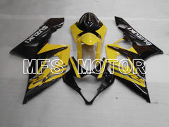Suzuki GSXR1000 2005-2006 Injection ABS Fairing - Factory Style - Black Yellow - MFS2633