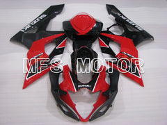 Suzuki GSXR1000 2005-2006 Injection ABS Fairing - Factory Style - Black Red - MFS2635