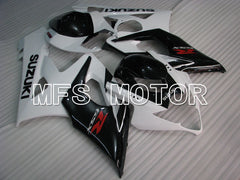 Suzuki GSXR1000 2005-2006 Injection ABS Fairing - Factory Style - Black White - MFS2644