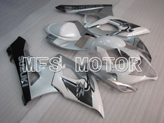 Suzuki GSXR1000 2005-2006 Injection ABS verkleidung - Factory Style - Weiß Silber - MFS2655