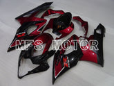 Suzuki GSXR1000 2005-2006 Injection ABS Fairing - Factory Style - Black Red - MFS2661